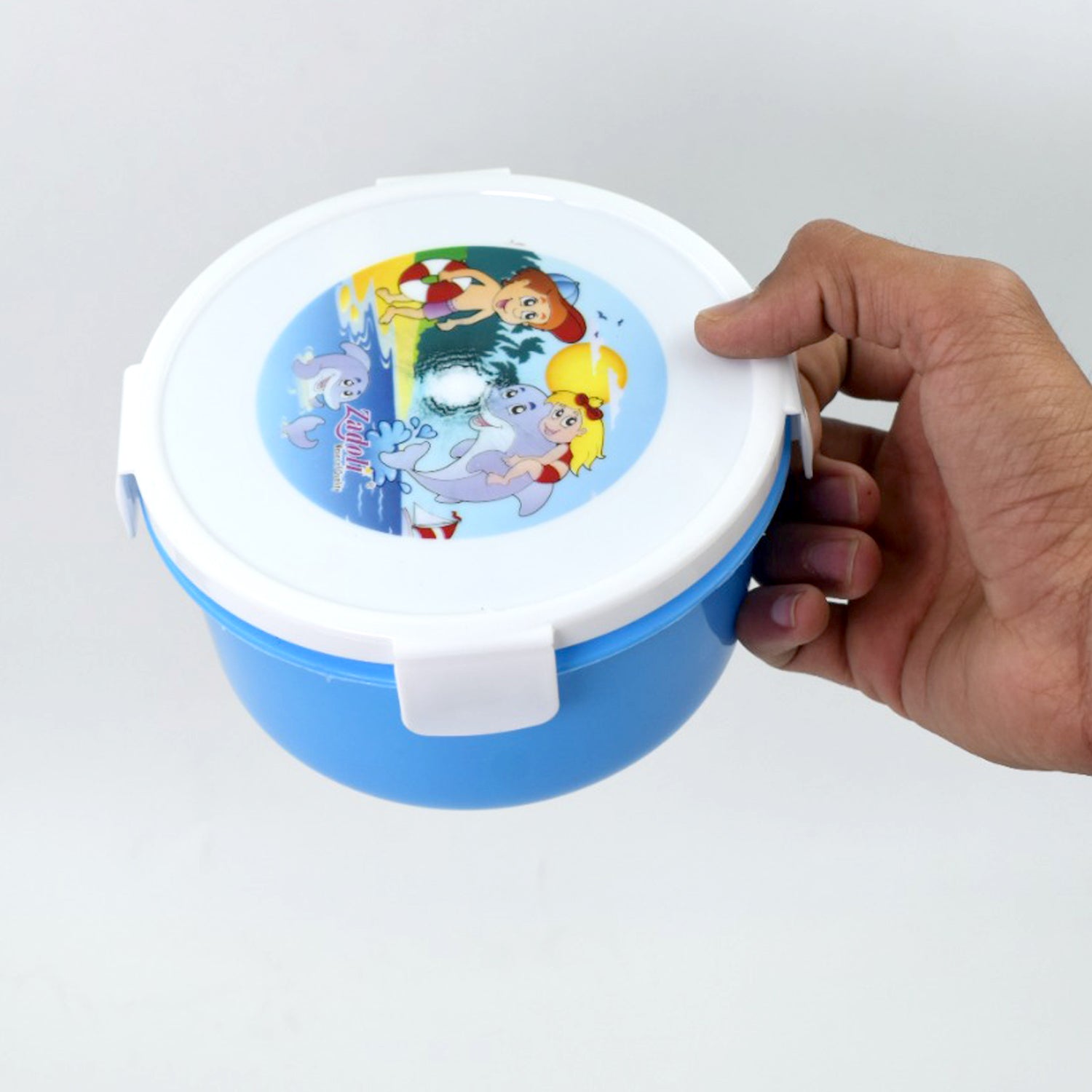 2746 Round Shaped Lunch Box used by various types of peoples for storing their lunch and have a perfect hot meal at anywhere. 2746 Round Shaped Lunch Box used by various types of peoples for storing their lunch and have a perfect hot meal at anywhere.